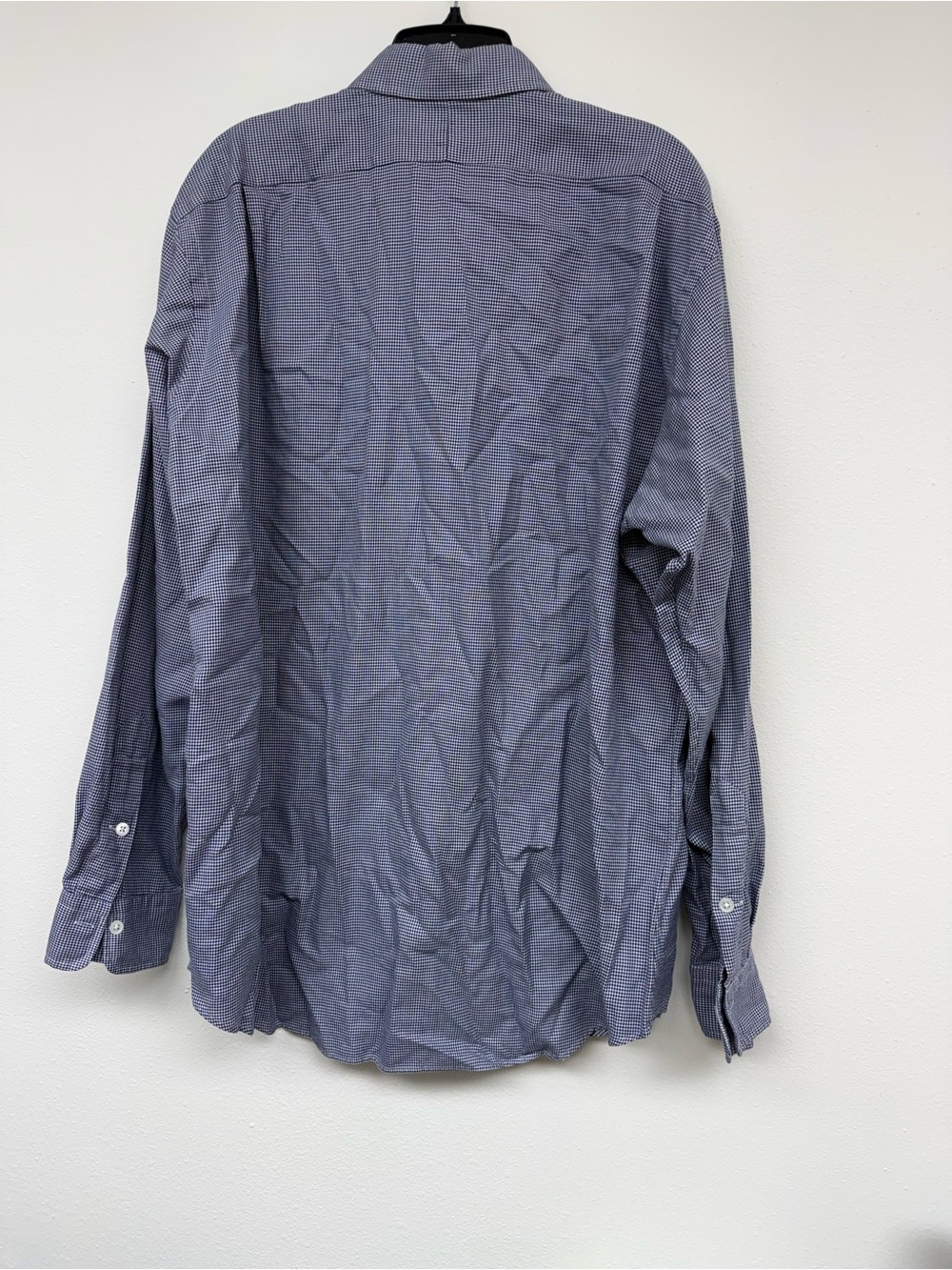 Ralph Lauren Blue Microcheck Dress Shirt - Picture 3 of 4